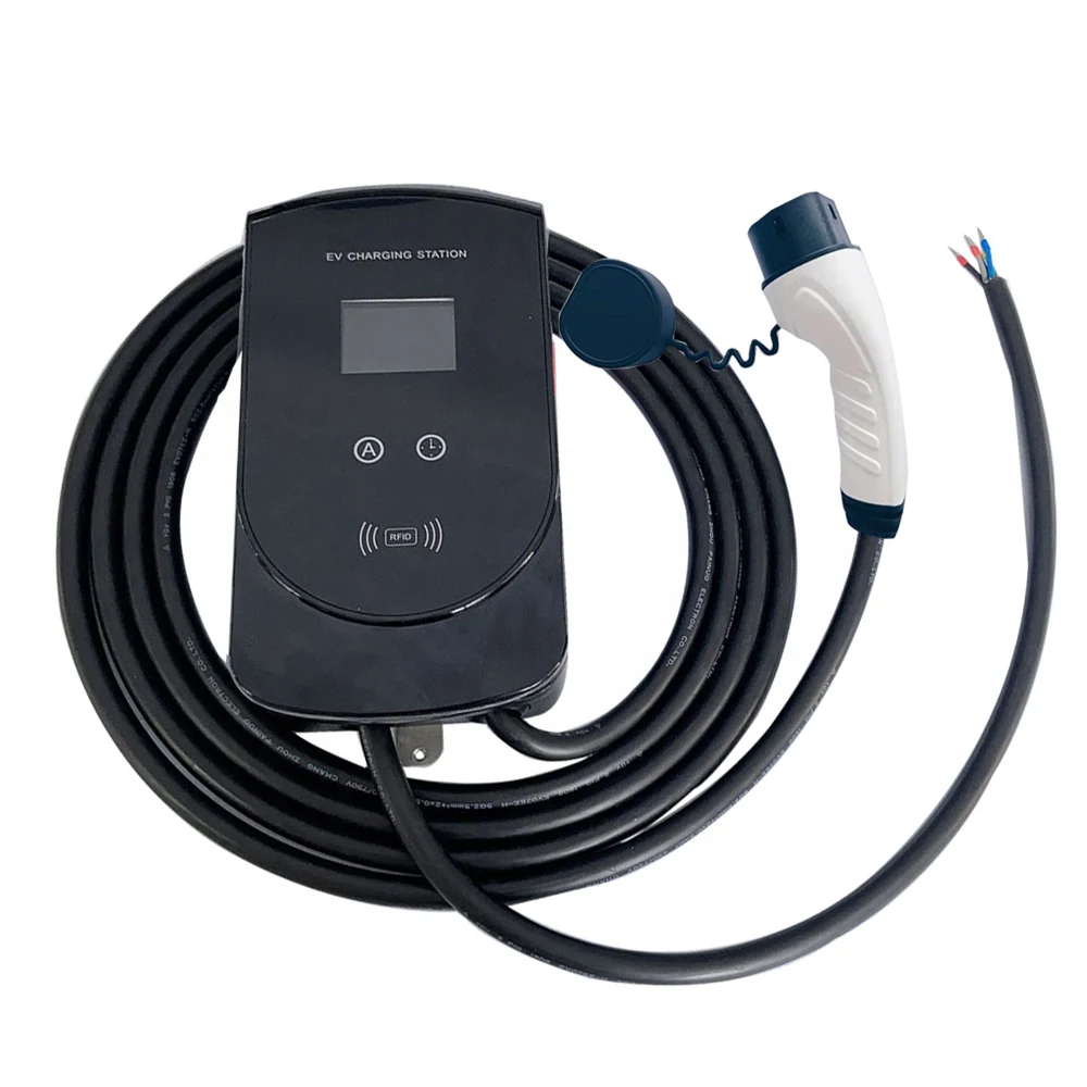 Fisher 16a 11kw Wifi Smart Home Ev Charger Car Charging Station Point APP Type A Wallbox