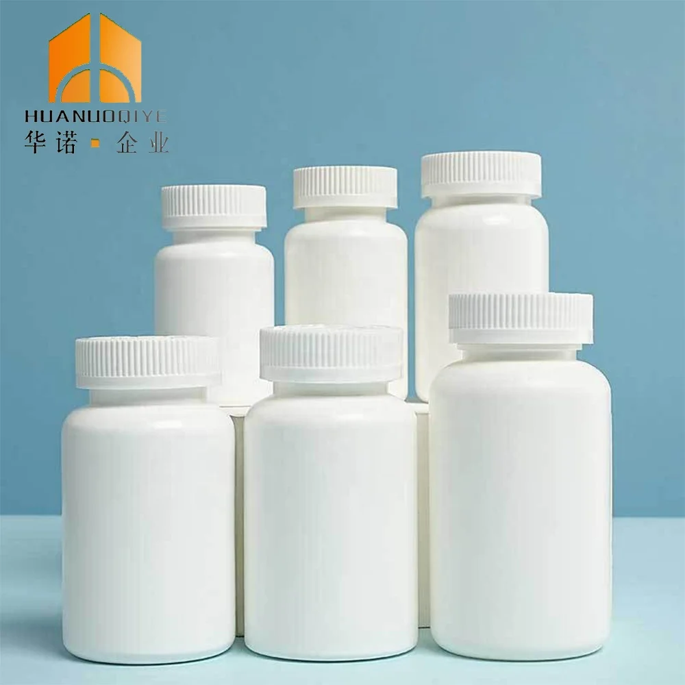 White Empty Clear 100-250ml Plastic Manufacturers Supplement Bottles Capsule Containers with Cap Child Proof Cap