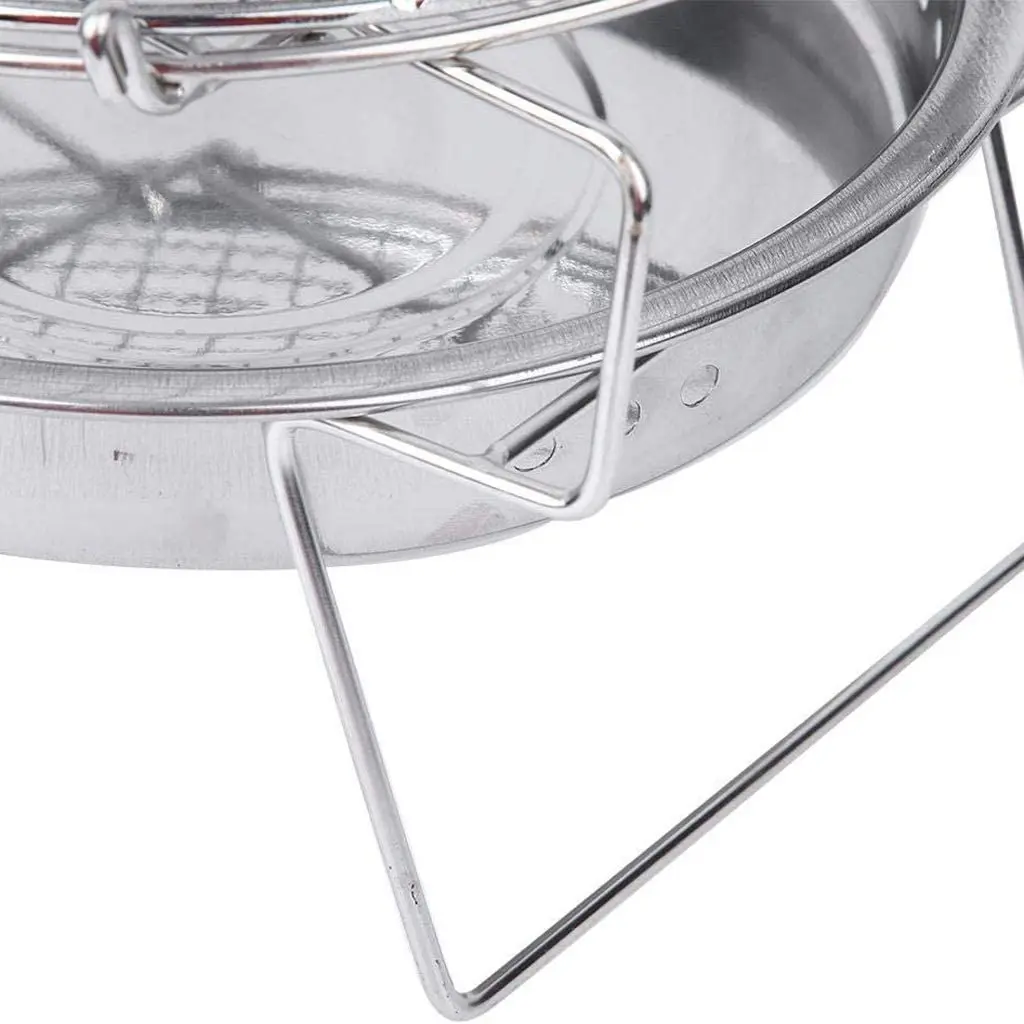 Kingpool Portable Stainless Steel Camping Wood Stove BBQ Grill Rack Korea Mini Outdoor Charcoal Barbeque Grills