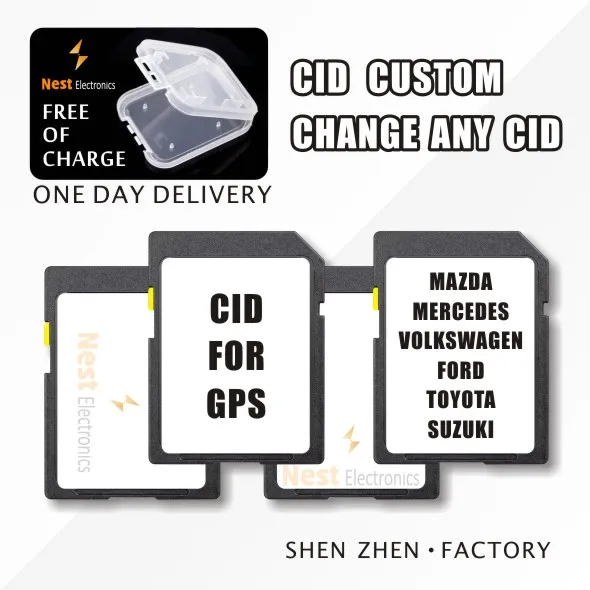  1 день доставки новый GPS навигации Сменные пользовательские cid sd карты EZ1F для Mazda 3 6 CX-3 CX-5 CX-9 MX-5