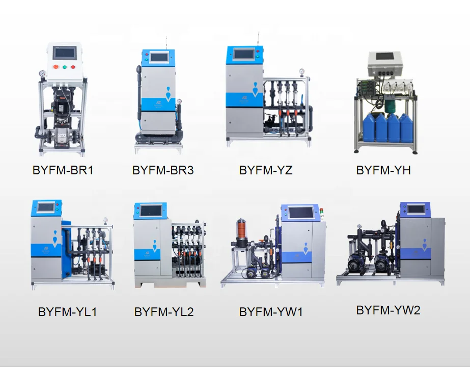 BYFM-YL1  automatic EC/PH control  five channel farm drip irrigation Fertigation system