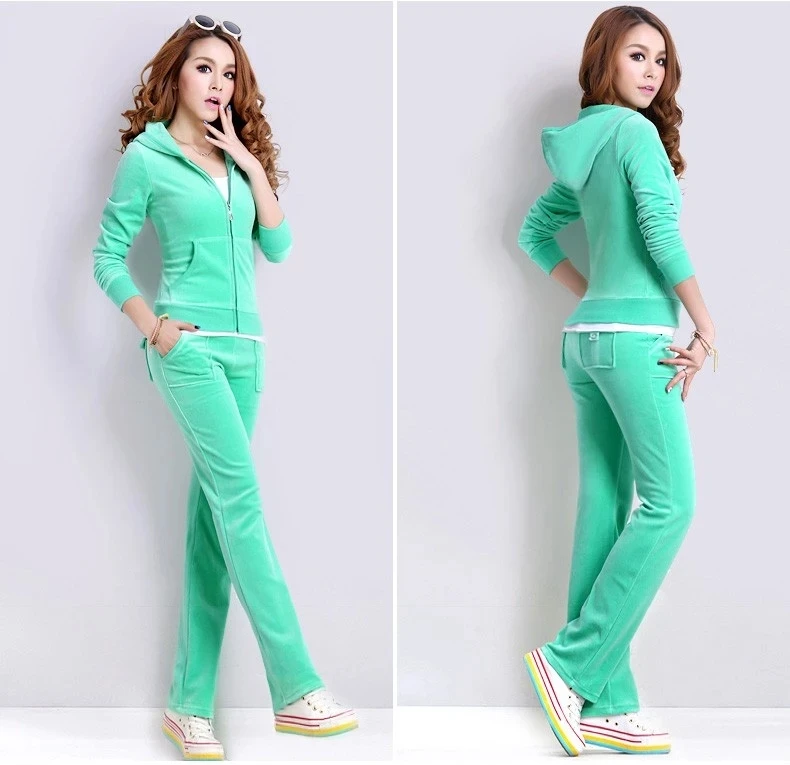 
Fashion casual woman sportswear two pieces in one set pure color with hat for spring autumn 