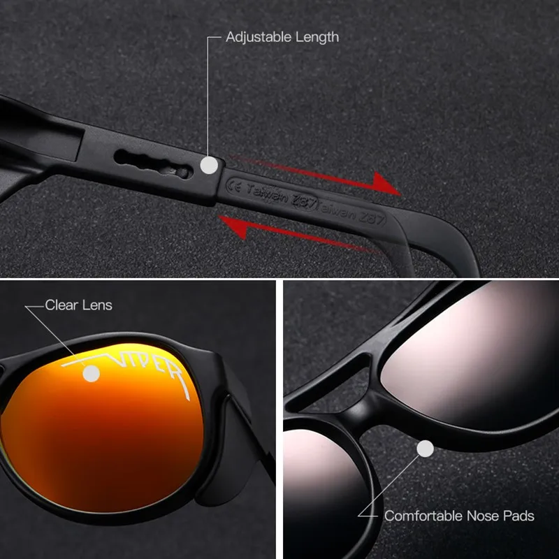 2022 Trending Road Bike Eyewear Tr90 Pit Viper 04 Sports Polarized Eyewear Sunglasses Unisex Outdoor Glasses For Driving