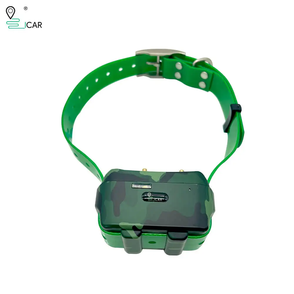 4G GPS Tracker 4000mah Battery Real Time Tracking Collar Waterproof Locator with E-shock for Dog Hound Anti-lost Tracking