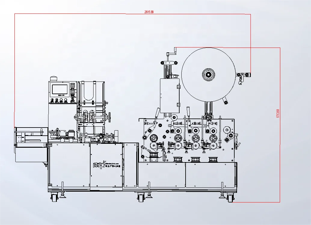 Factory direct hot selling three shaft paper sealing printing chopsticks packaging machine