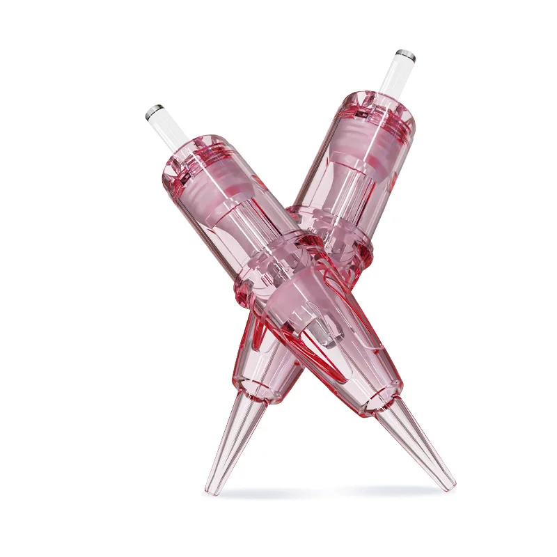 1R-0.18mm Nano needles Permanent Makeup Cartridge Needles Eyebrow Shading Needles for  Eyebrow Tattoo Machine Microblading