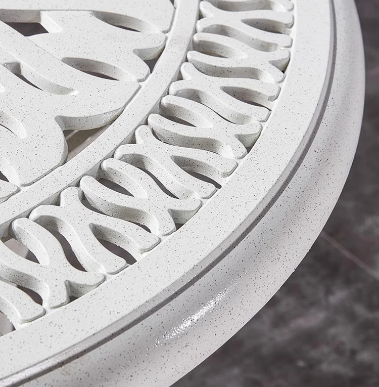 restaurant aluminium outdoor patio table chair set cast iron garden table and chairs