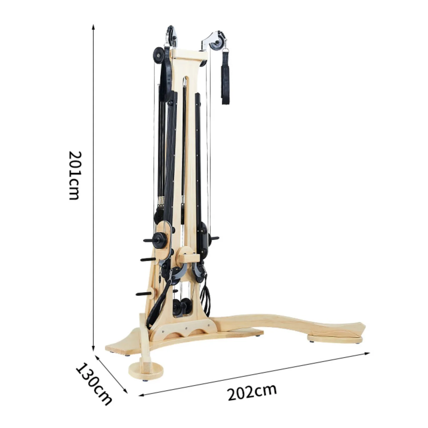Factory Direct Sale Commercial Use Wooden Yoga Pilates Equipment Soft Gyroscope Machine Rotary chair Reformer Pilates Tower
