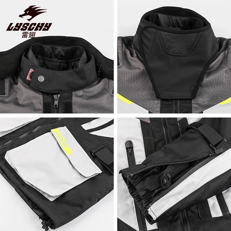 Winter Arrival Waterproof 3 in 1 Motorcycle Jacket Pants Clothing Suit Winter Keep Warm Motorbike Jacket S-5XL