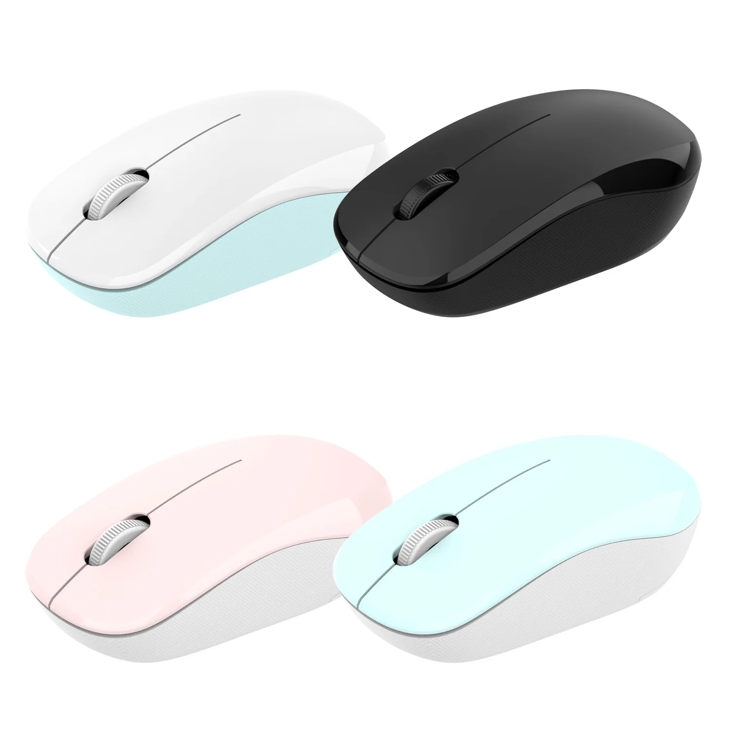 Cost-effective 2.4GHz Wireless Computer Mouse Laptop Notebook PC 3D Wireless Mouse with Silent Click Customized