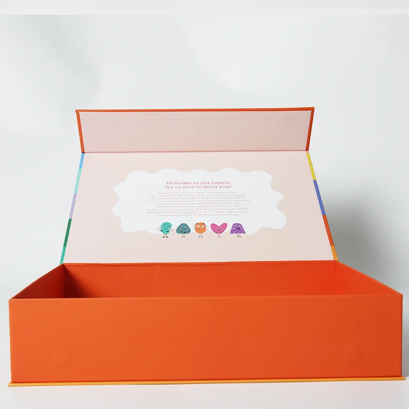 Colorful Kraft Magnetic Fold Gift Box Customizable Lipstick Cosmetic Box for iPhone Accessories Low MOQ