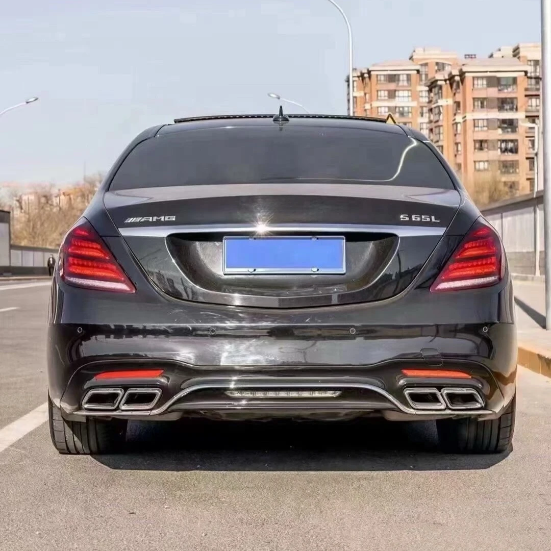 Full Body Kit for Mercedes Benz W221 S Class Facelift to W222 S S65 AMG Style Bodykit
