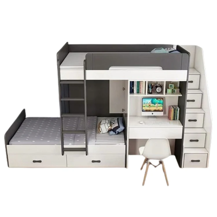 Loft Bed With Desk, Loft Bed With Slide, Adult Loft Bunk Bed With Wardrobe And Table, Low Loft Bed, Adult Loft Bed Closet