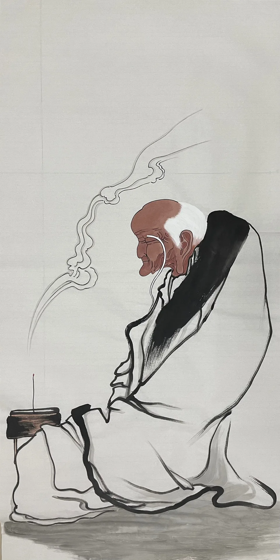 Hotel Decoration Crystal Porcelain Painting /living room Painting/bed room Chinese ink painting