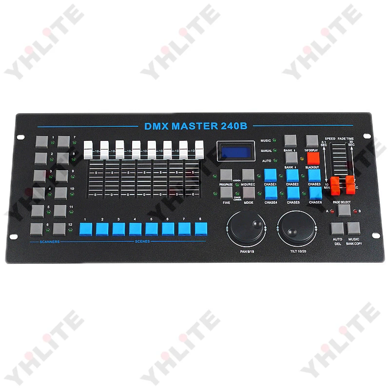 Контроллер DMX master 240B dmx, консоль 240, светодиодный контроллер с вращающейся головкой