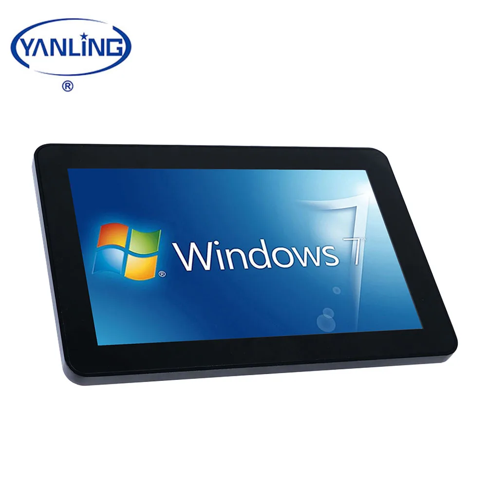 Яньлин Хорошее качество 10,1 дюймов емкостный сенсорный экран Intel J1900 Quad Core одной локальной сети все-в-одном компьютере