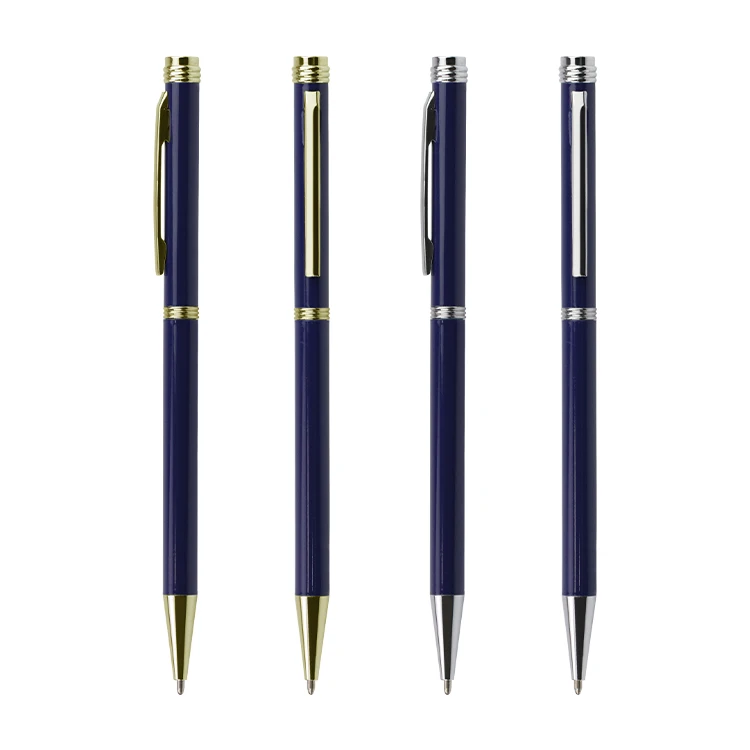 Slim Metal Cross Pen Luxury Logo Pens Promotional For Hotel Logo Printing Pens