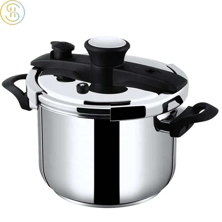OEM factory high quality 304 stainless steel pressure cooker for home kitchen cooking