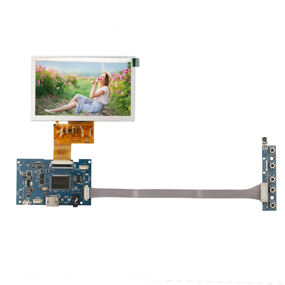 HD-MI driver board  high-definition 800 * 480 TFT LCD screen touch screen can be equipped with driver  5-inch 40pin display