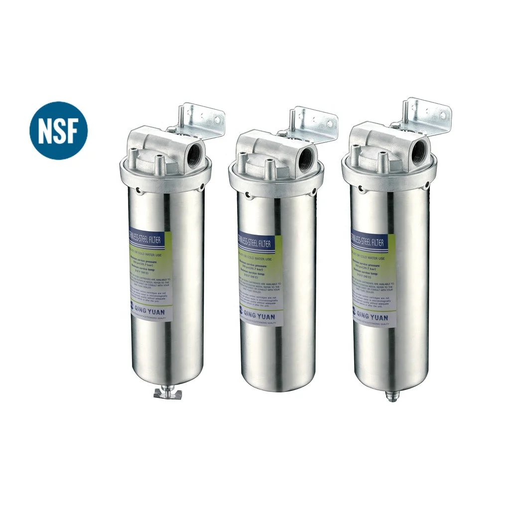 HONG HUI HRS-10B 10 Inch Stainless Steel 304 Filter Housing For Household Water Filter Housing