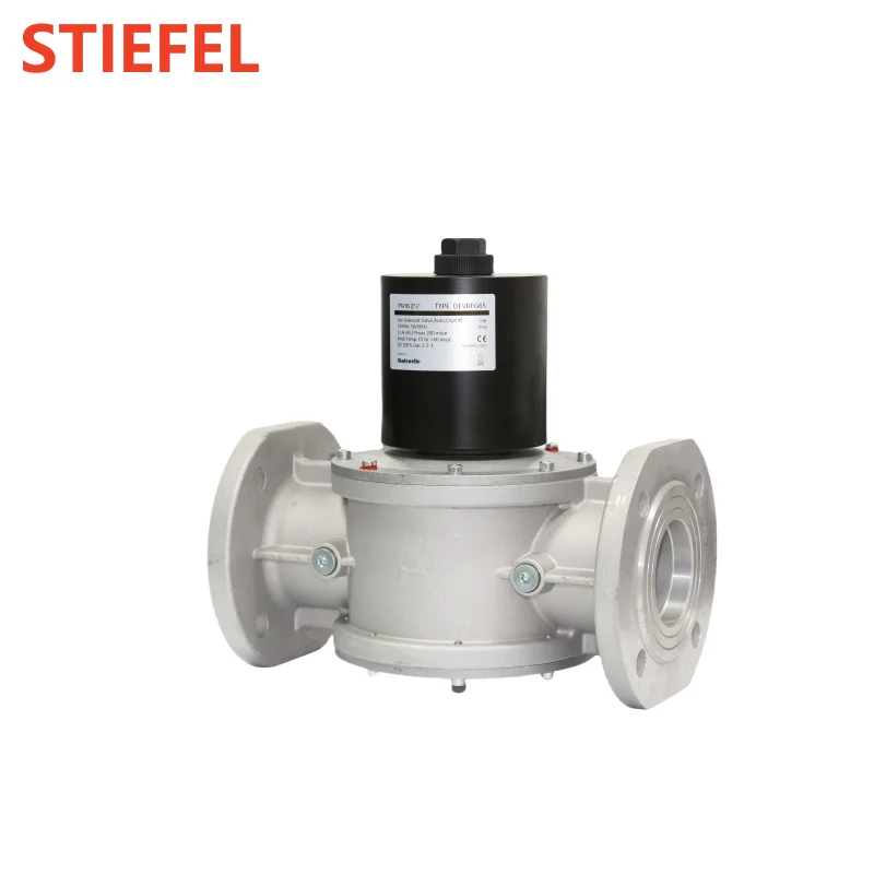 12V Solenoid Valve for Industrial Burner System Gas Used in Incinerator Burners Customizable OEM Support