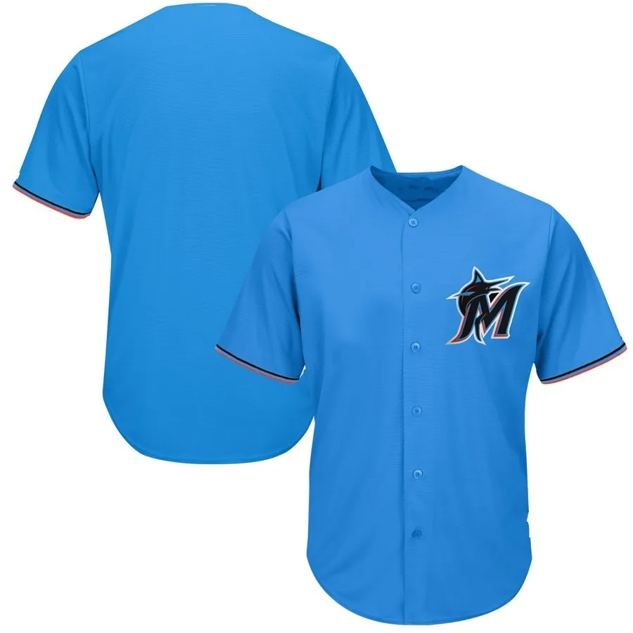 2024 Marlin 9 Lewis Brinson jersey 19 Miguel Rojas 16 Jose Fernandez 6 Starling Marte 65 Jesus Sanchez 38 Jorge Alfaro jersey