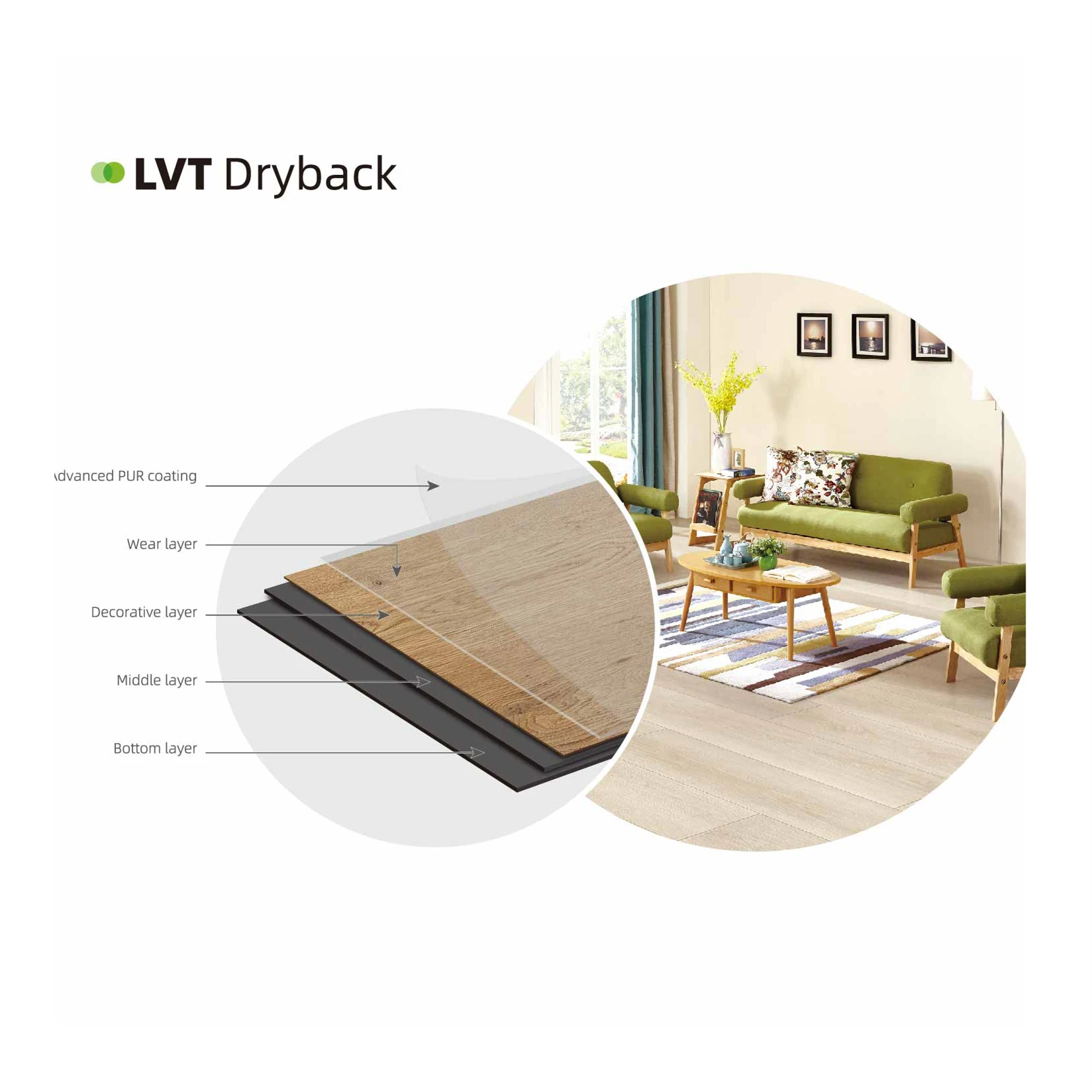 LVT glue down grey vinyl floor 2mm 3mm 4mm 5mm plank lvp luxury vinyl floor anti-slip