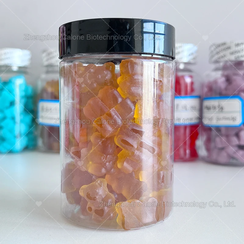 Celery Gummies Vegetable Candy Multivitamin Gelatin Gummy Bears For Adults Men Nature Care Gummies For Nails Skin