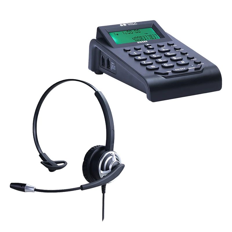 
Bn580 + dh85 noise reduction headset call center equipment headset phone for call center or telemarketing 