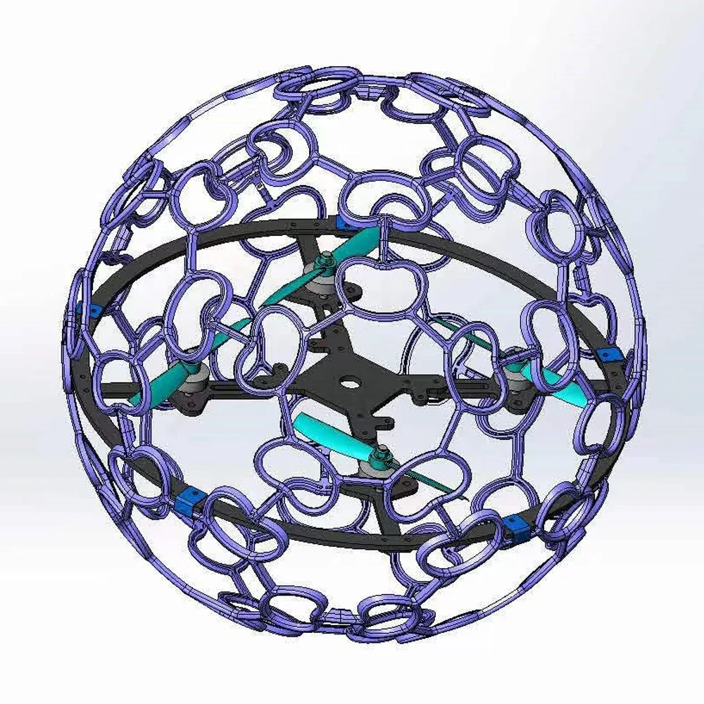 Safety Quadcopter flying Football game Auto Hovering 2.4G Remote control Brushless Ball Security FPV Competition Drone