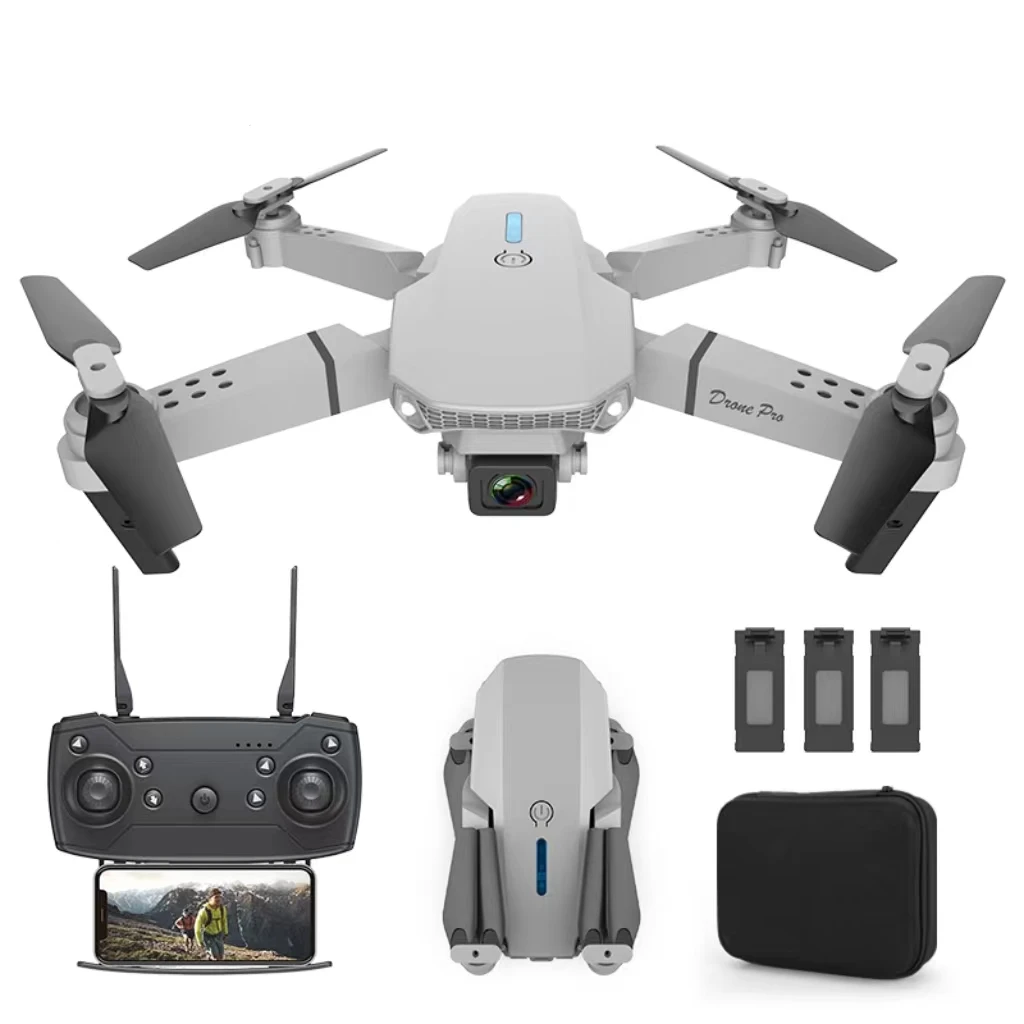 One Key Loading Take-off 4k Dual Camera Wifi Real Time Transmission Super Long Fly Time Phone Control Foldable Rc Drone Electric