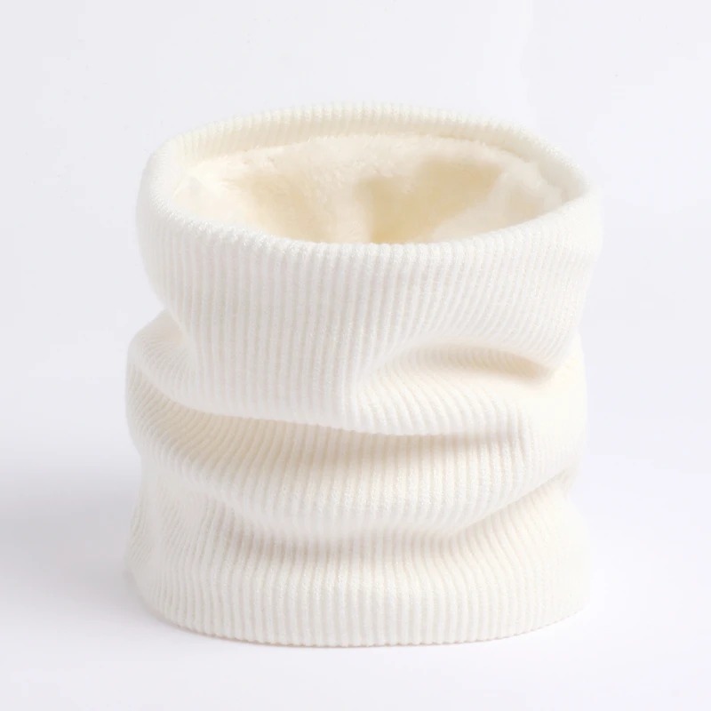 Cheap Price Unisex Winter Hiking Cycling Scarf With Faux Fur Knit Neck Warmer Soft Thick Circle Loop Scarves