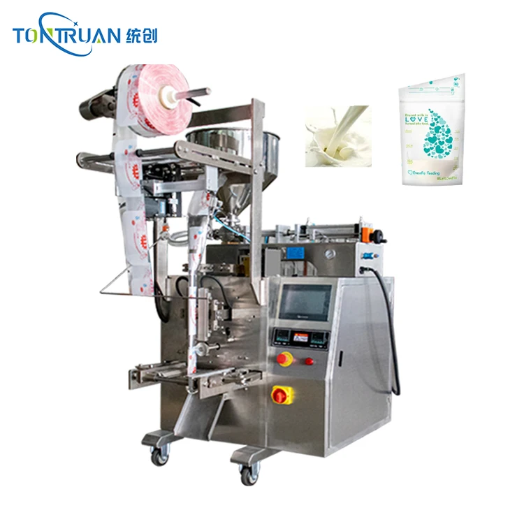 Supplier Wholesale Orange Juice Beverage Sachet Plastic Bag Water Pouch Filling Packing Machine For Dairy Milk