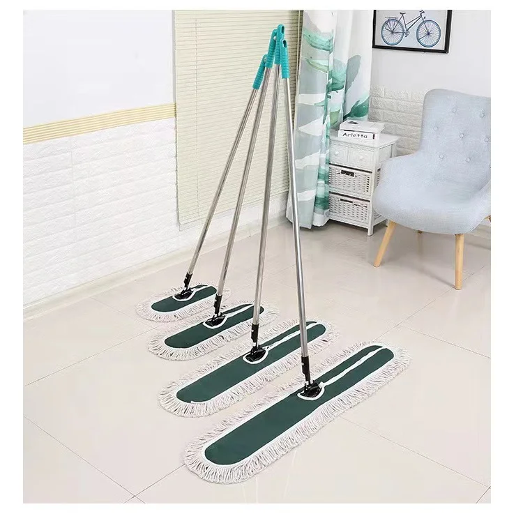 90cm Professional Sweeping Dust Floor Cotton Flat Mop for Lobby Hall Mall Hotel Hospital