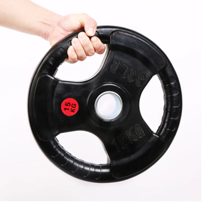 
2 inch Barbell Rubber Bumper Plate Weight Plate for Strength Training Barbells Workout Gym Weightlifting 