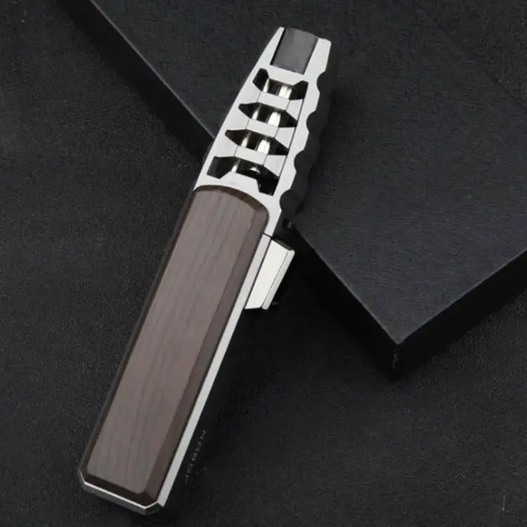 Straight into the blue flame grill lighter HOPqf Manufacturers direct outdoor metal gas lighter