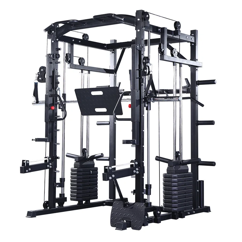 Smith Machine Multifunctional Squat Power Rack Multi Functional Smith Machine for Gym Fitness