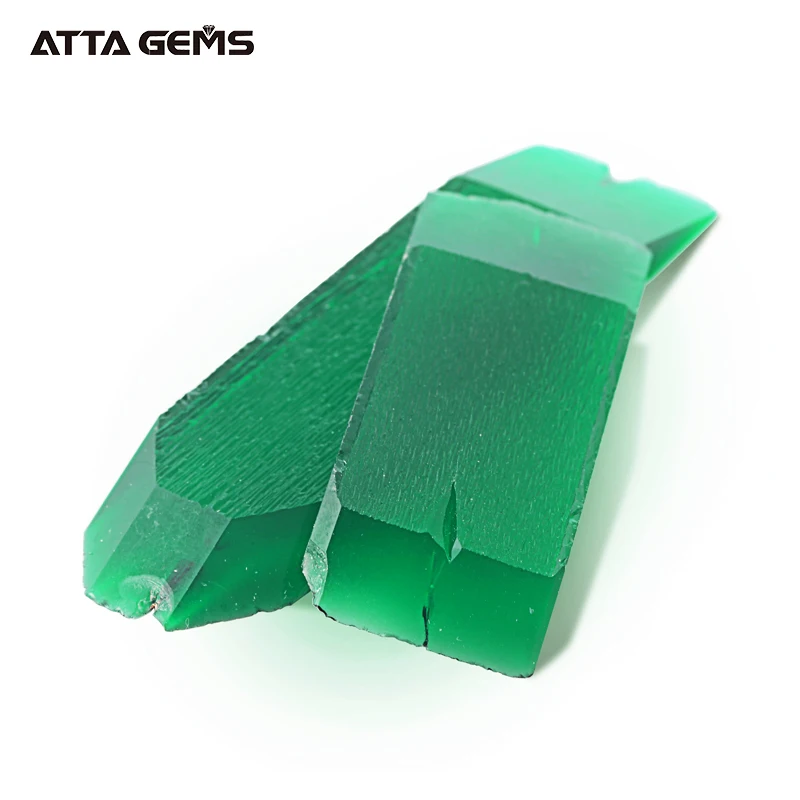 Горячая продажа гидротермальный синтетический Изумрудный изумруд цена за карат