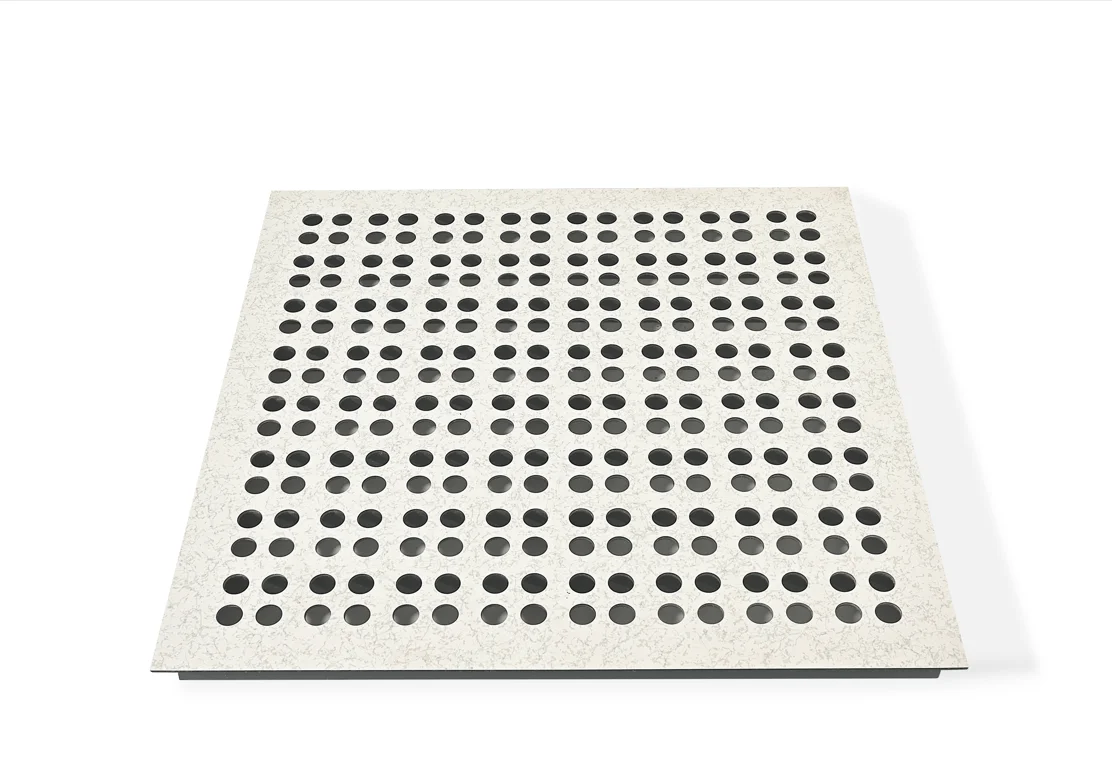 Aluminum alloy anti-static ventilated floor made of SPCC hard steel sheet