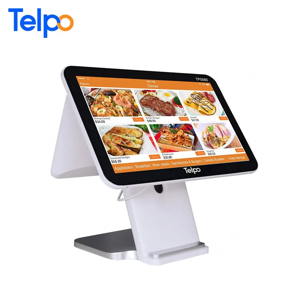 15.6 Cash Register Touch Screen Restaurant Order Device Cash Registre TPS680