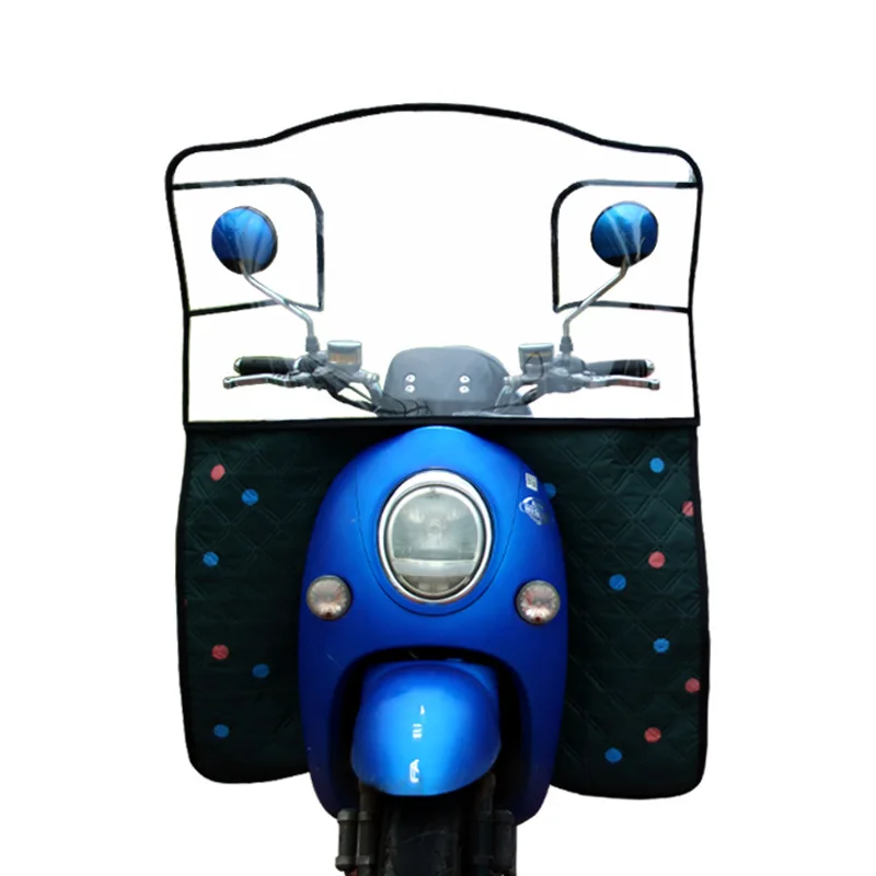 High quality outdoor windproof  Windshield transparent electric motorcycle bicycle umbrella custom