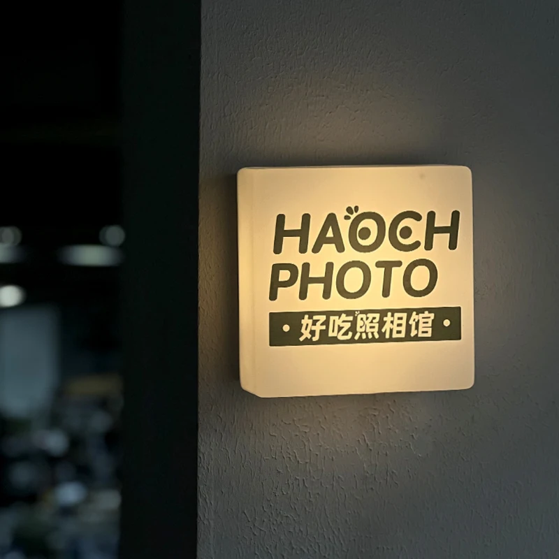 Outdoor Commercial Signage of the Store, Milky White Acrylic Light Box Advertisement, LED Lightbox logo Advertising Box