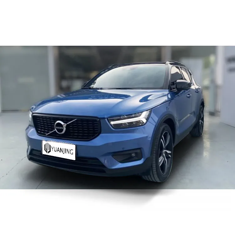 2021 Volvo XC40 T4 4WD интеллектуальное видение Спорт синий электрический внедорожник б/у автомобиль с депозитом