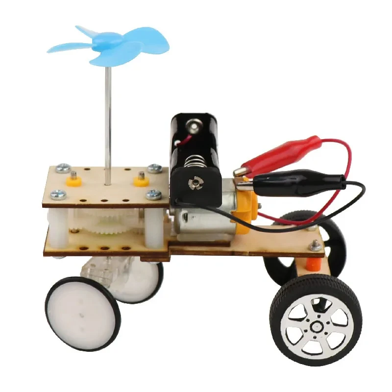 Physics STEM Technology Gadget Kids Science Toys Obstacle Avoidance Vehicle Educational Toys for Children DIY Craft Toy