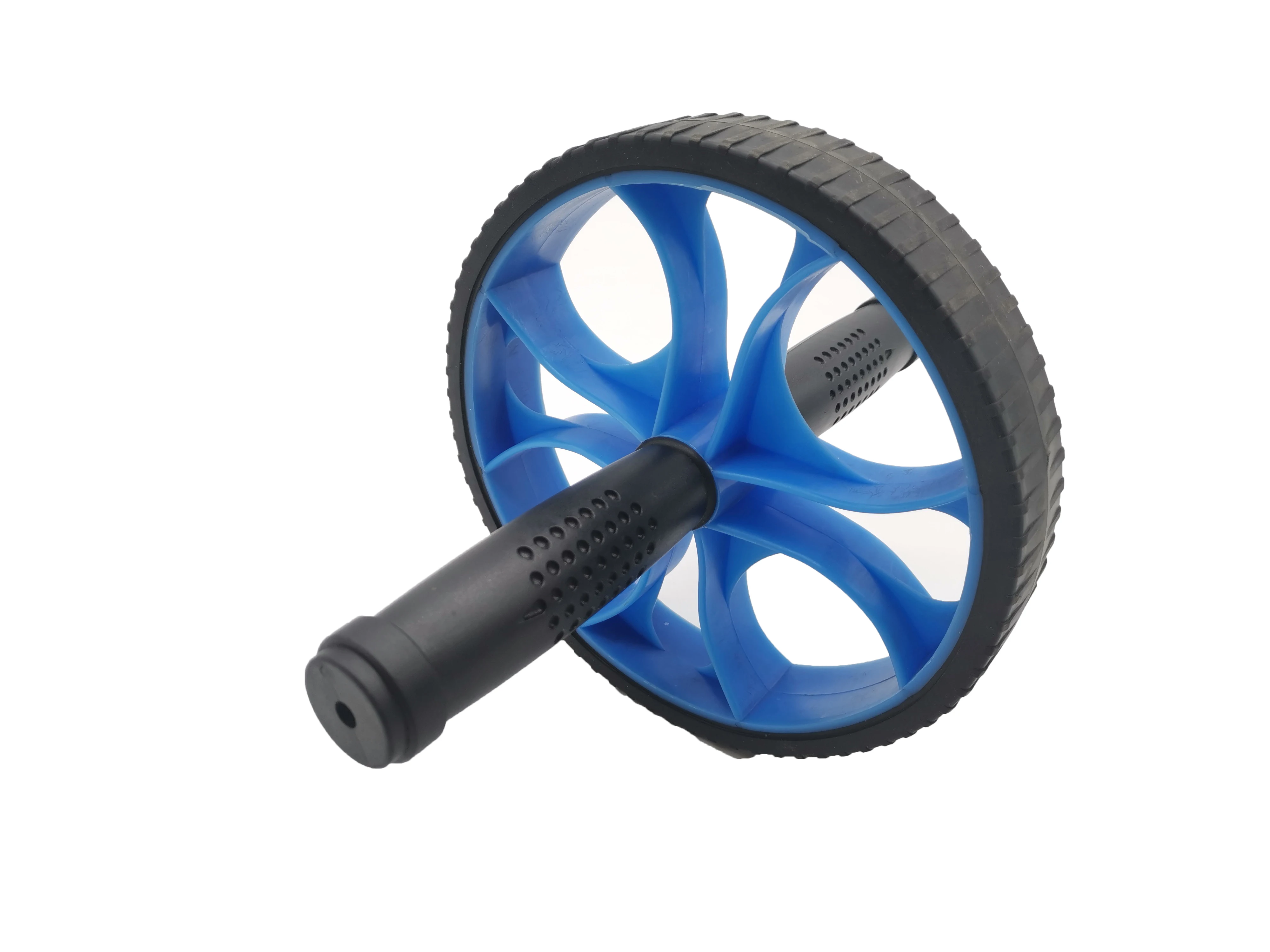 PVC Automatic springback exercise AB wheel with singal round for exercising the abdominal muscle