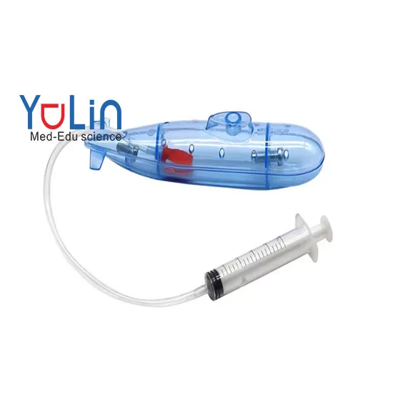 Children DIY assembly education and science search plastic toy Physics Experiment mini submarine boat