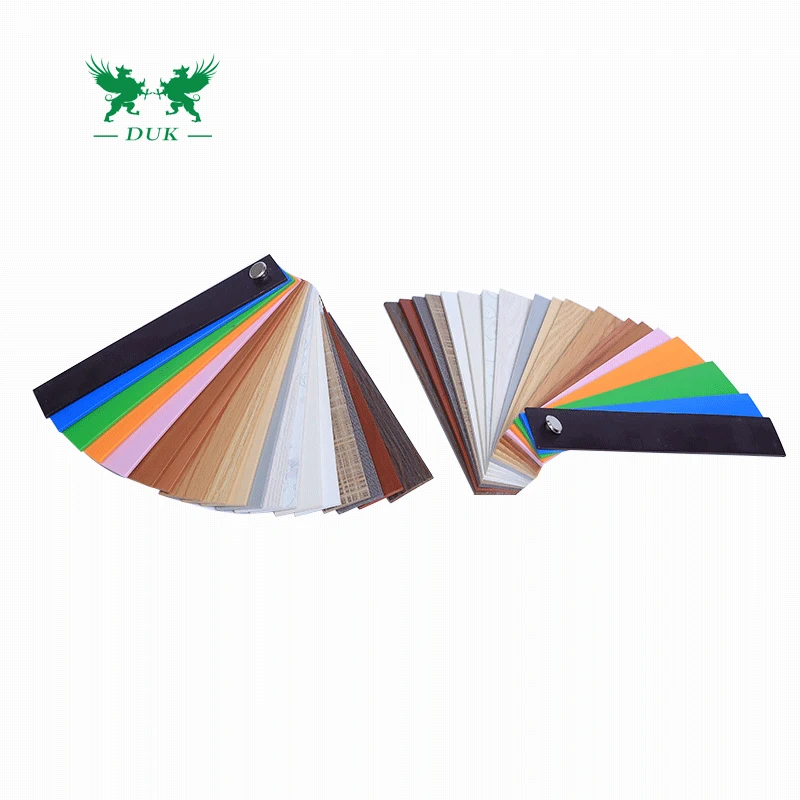 Decorative Edge Banding Tape Flexible Wood Grain/Solid Color PVC/ABS Door Edge Band