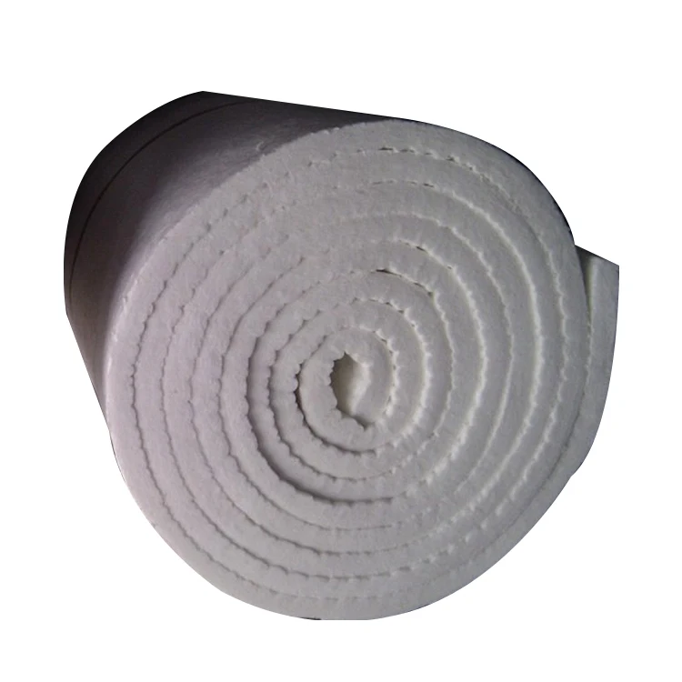 China Custom Size  1360C Pure White Refractory Ceramic Fiber Insulation Blanket for Chemical Industry