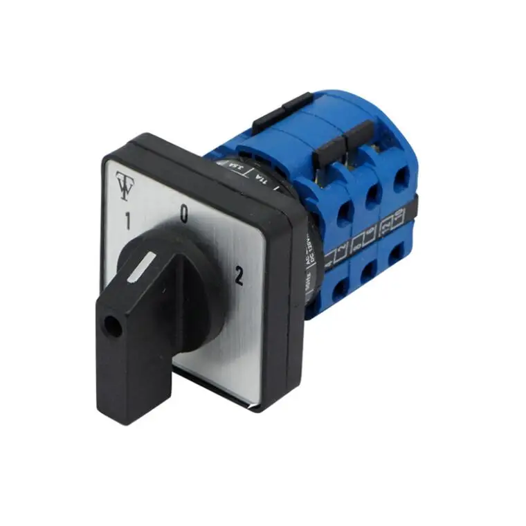 LW26-20 Electric 2/3/4/6/7 position Silver contact 20A 660V Control Rotary Changeover Cam Switch