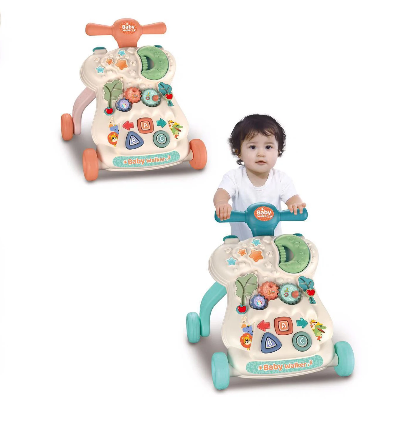 New Multifunctional Baby Learning Walker 4 in 1 Baby Walkers 2022 with Music